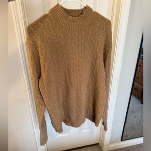 Cable Knit Tan Sweater